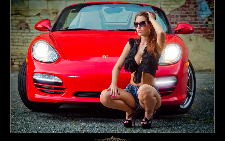 PORSCHE BOXSTER PHOTO SHOOT RED HOT