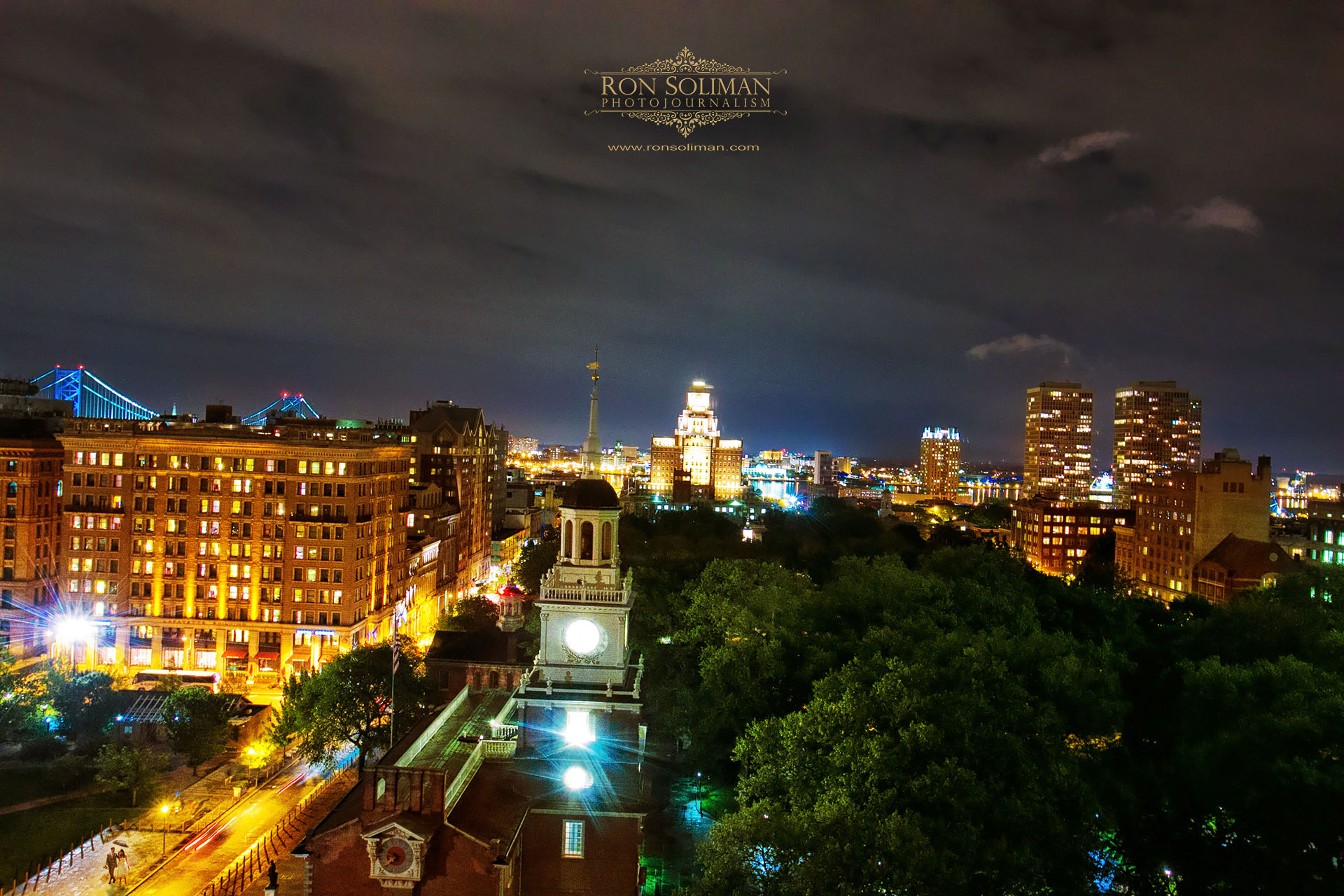 VILLAGE CLUB WEDDING Philadelphia skyline