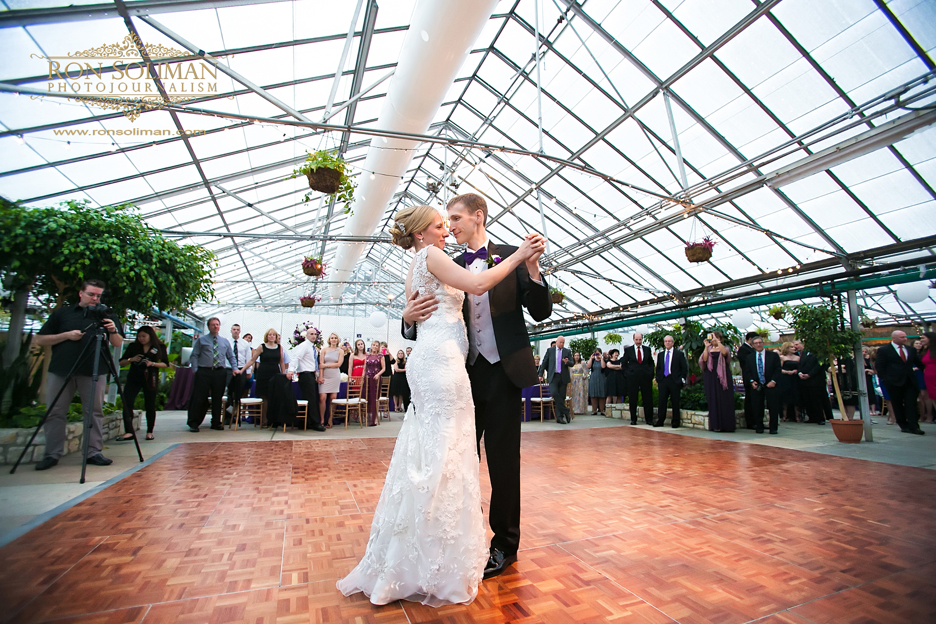 first dance photo at Horticulture Center