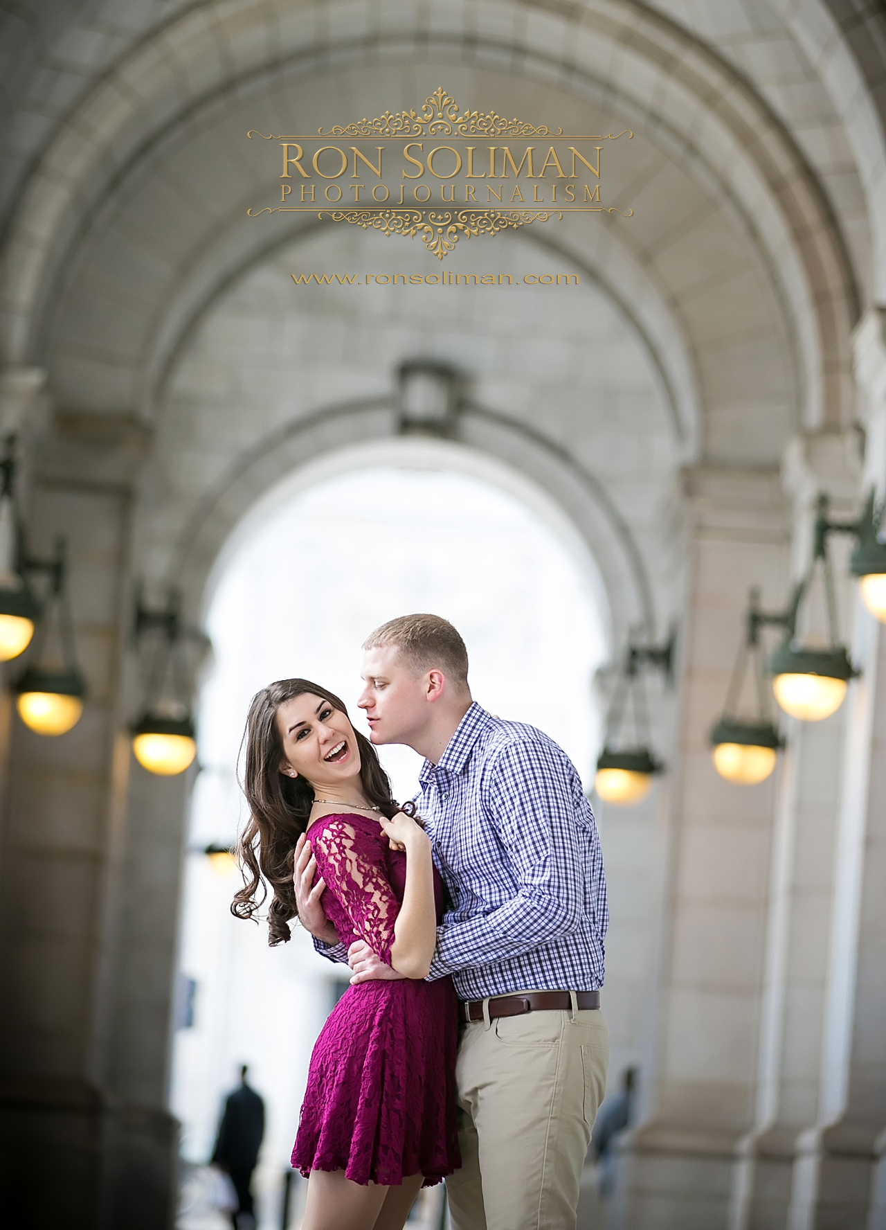 union station washington dc engagement photos