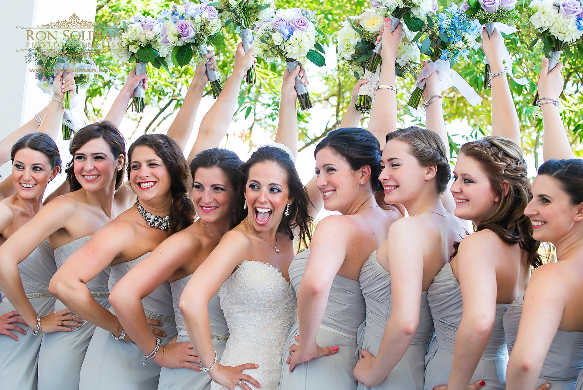 bridal party photo at CONGRESS HALL in CAPE MAY WEDDING