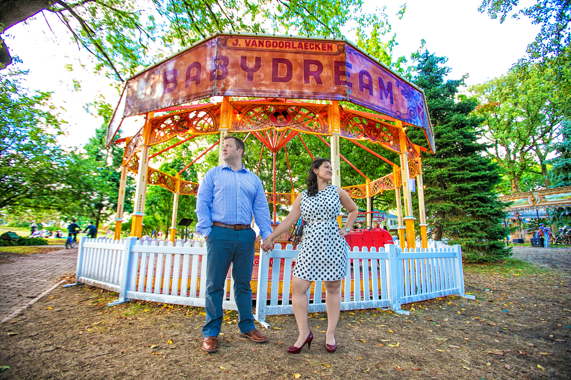 Bronx zoo wedding photo