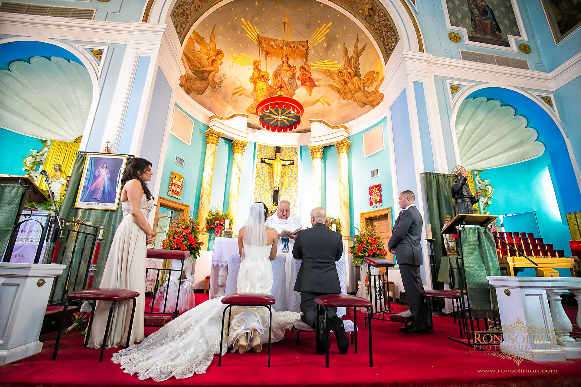 Our Lady of Mount Carmel Church wedding