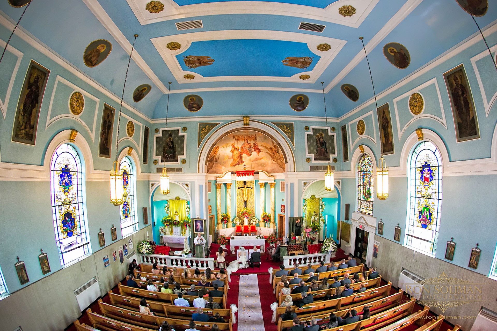 Our Lady of Mount Carmel Church wedding