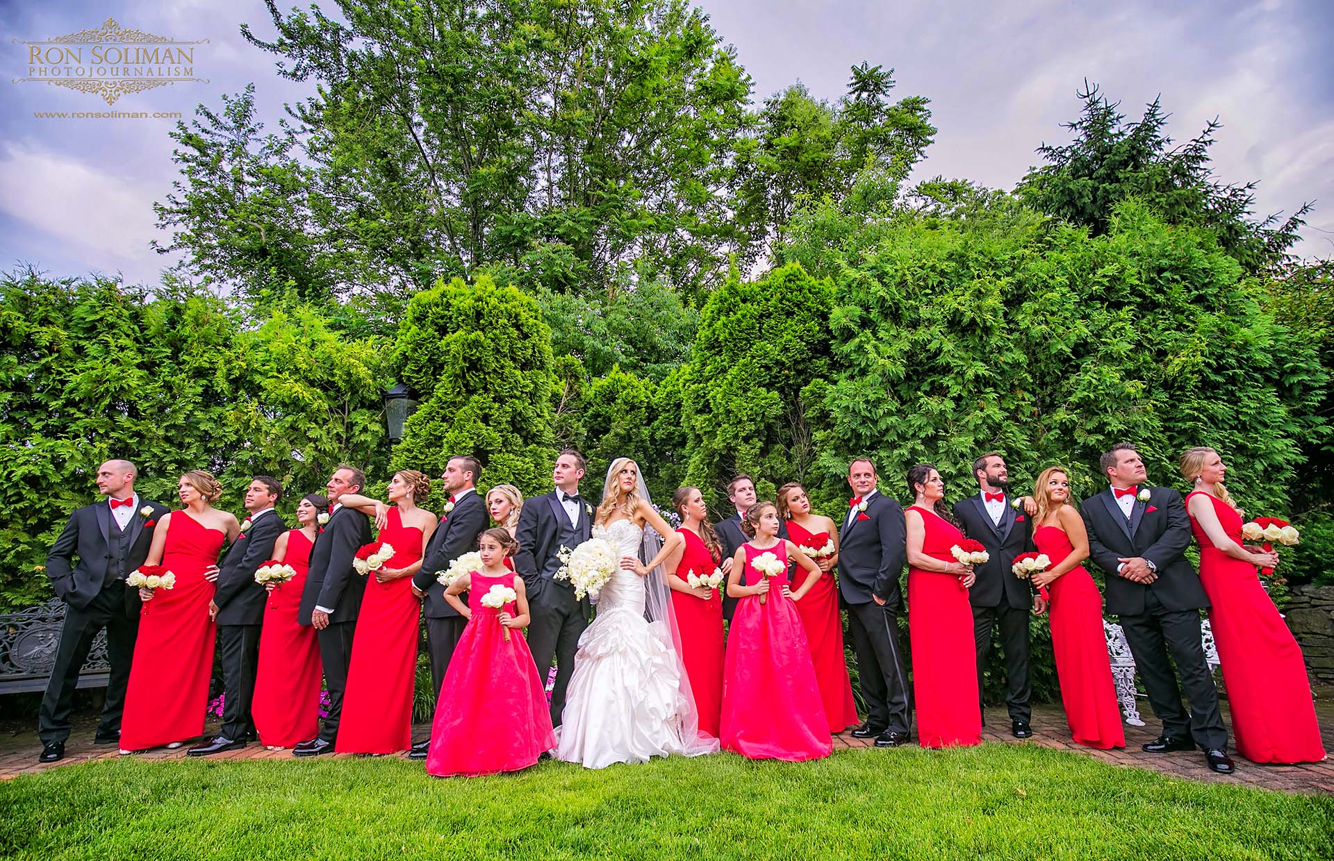 bridal party at park savoy