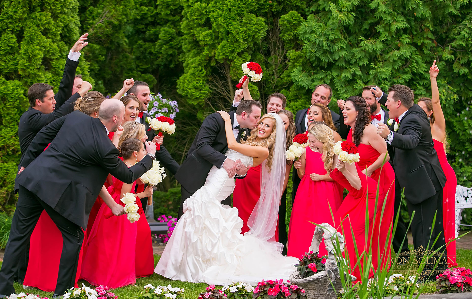 bridal party at park savoy