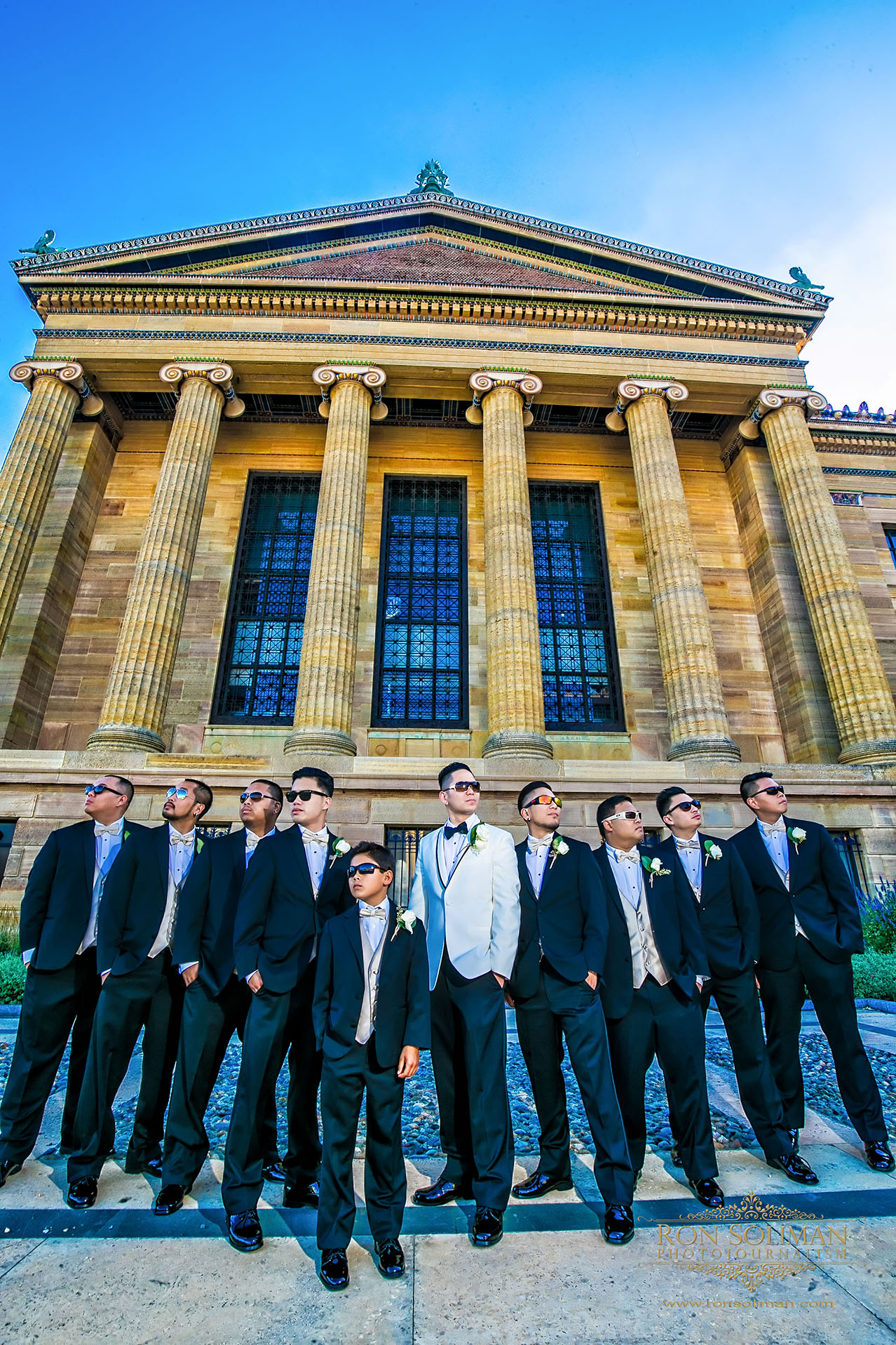 philadelphia museum of art wedding photos