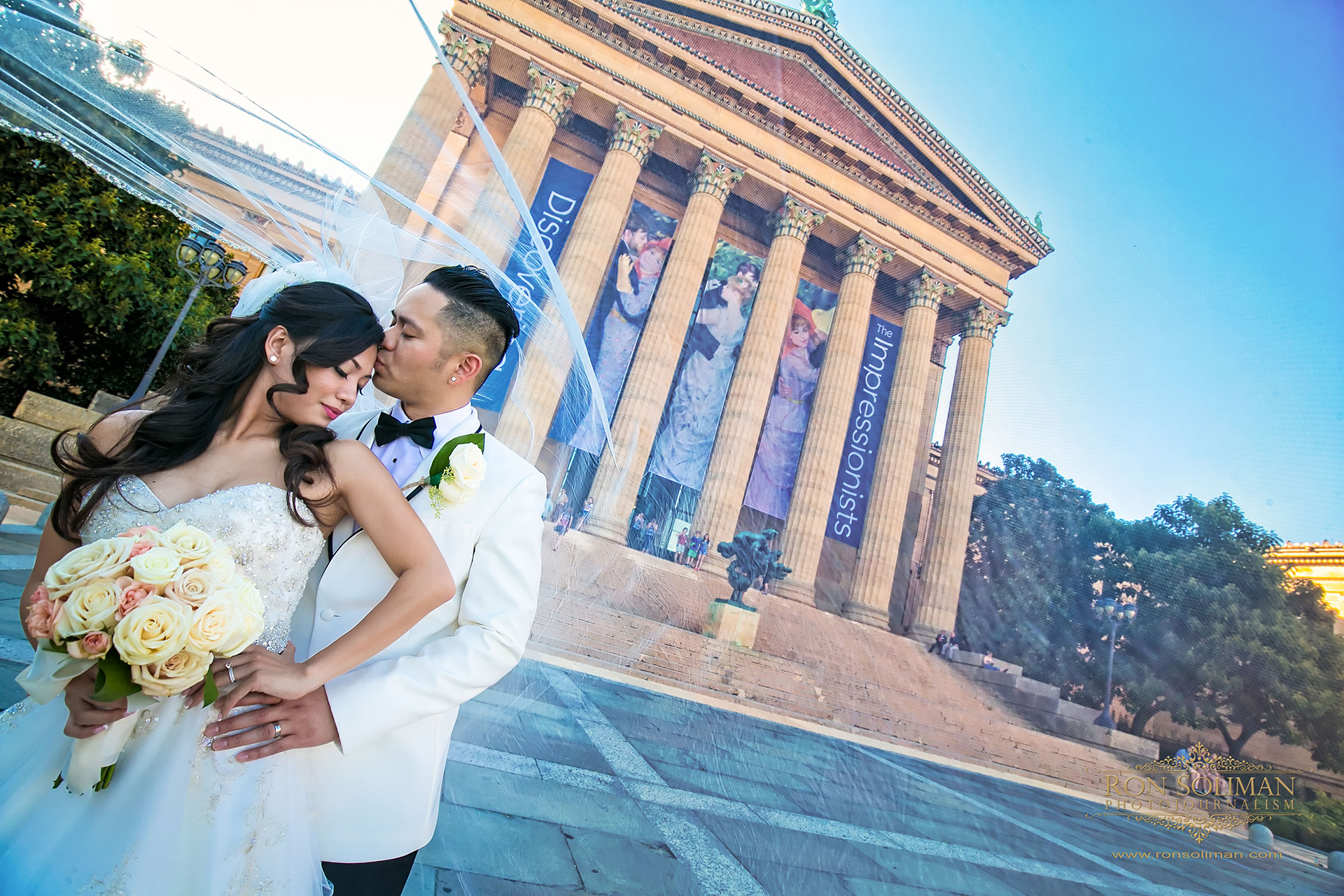 philadelphia museum of art wedding photos