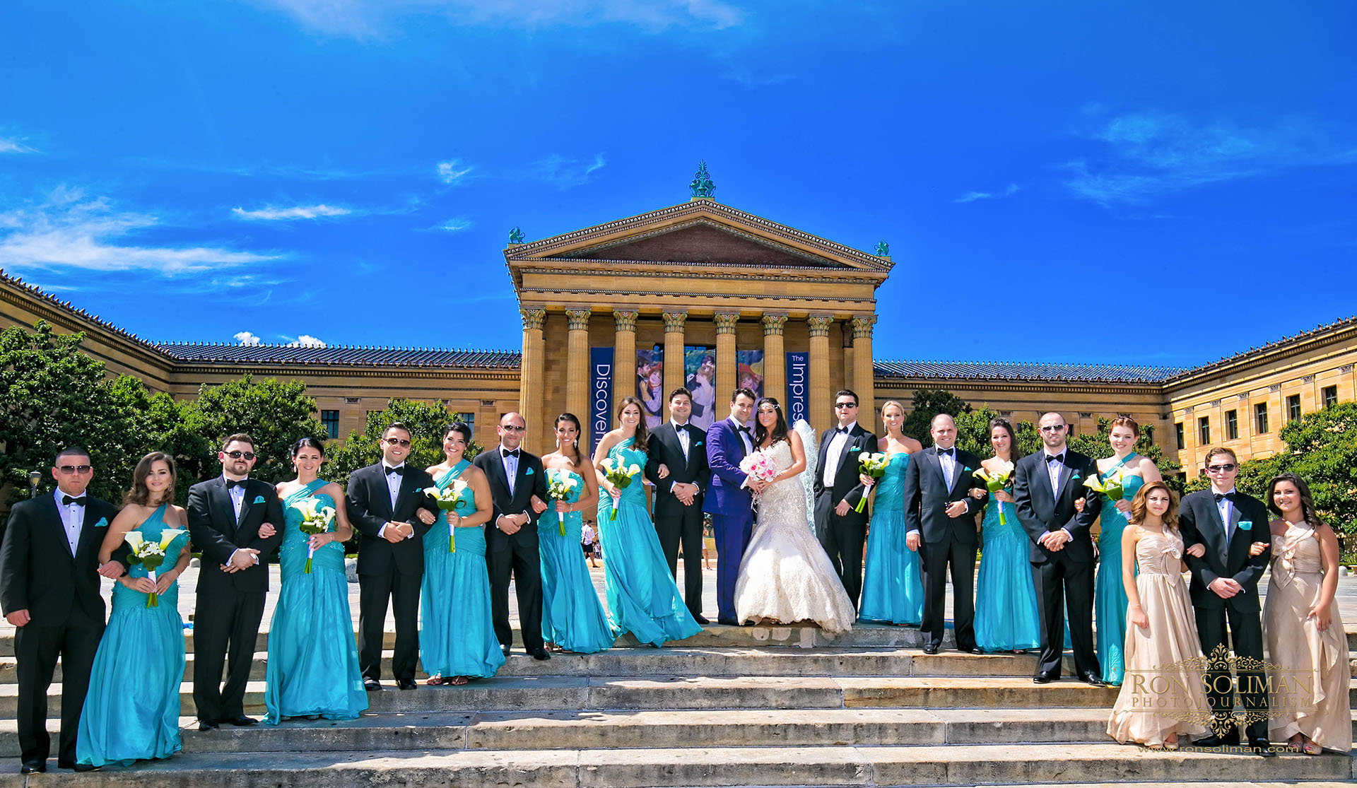 Philadelphia Museum of Art Wedding photos