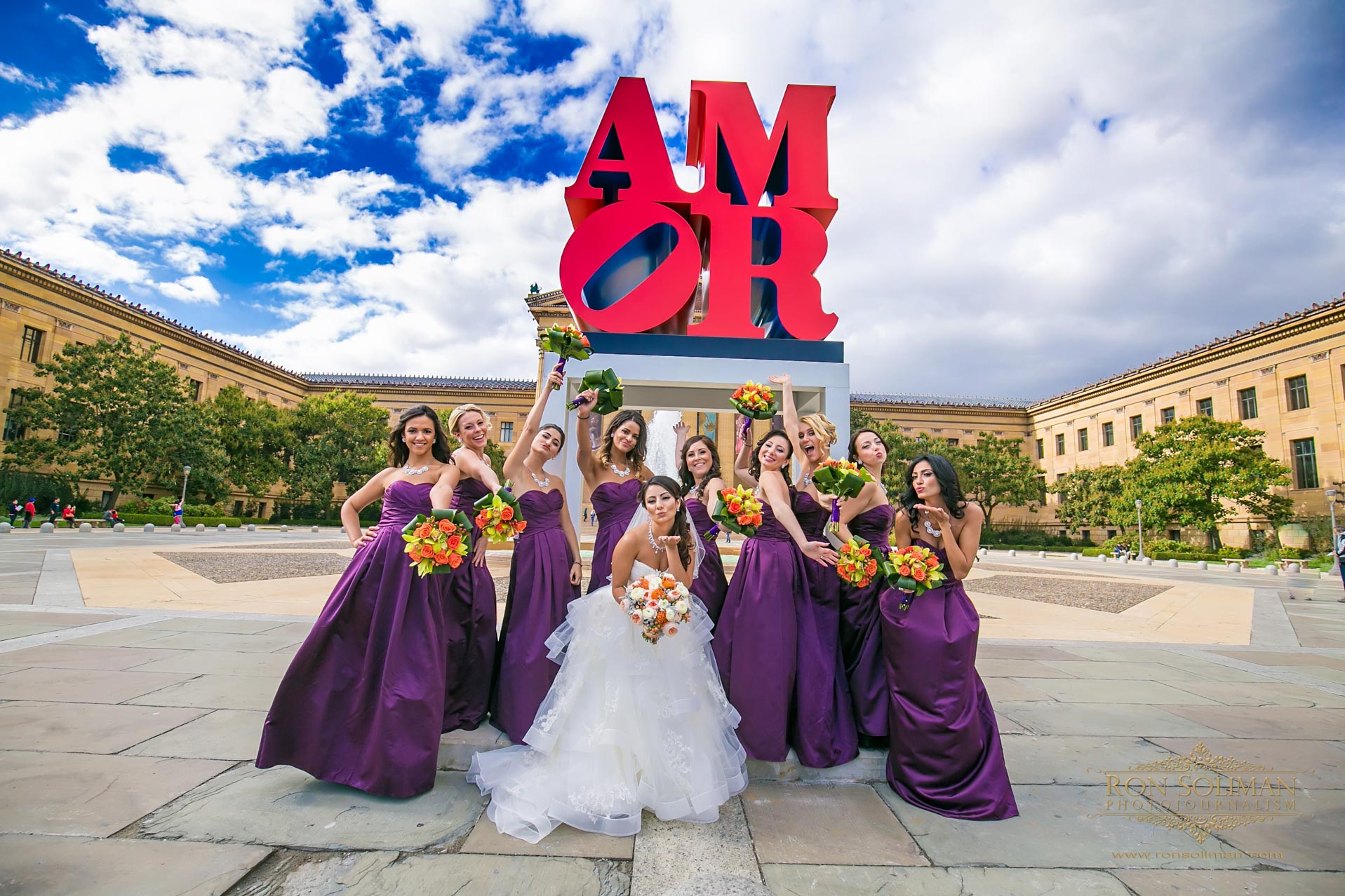 Philadelphia Art Museum wedding photos