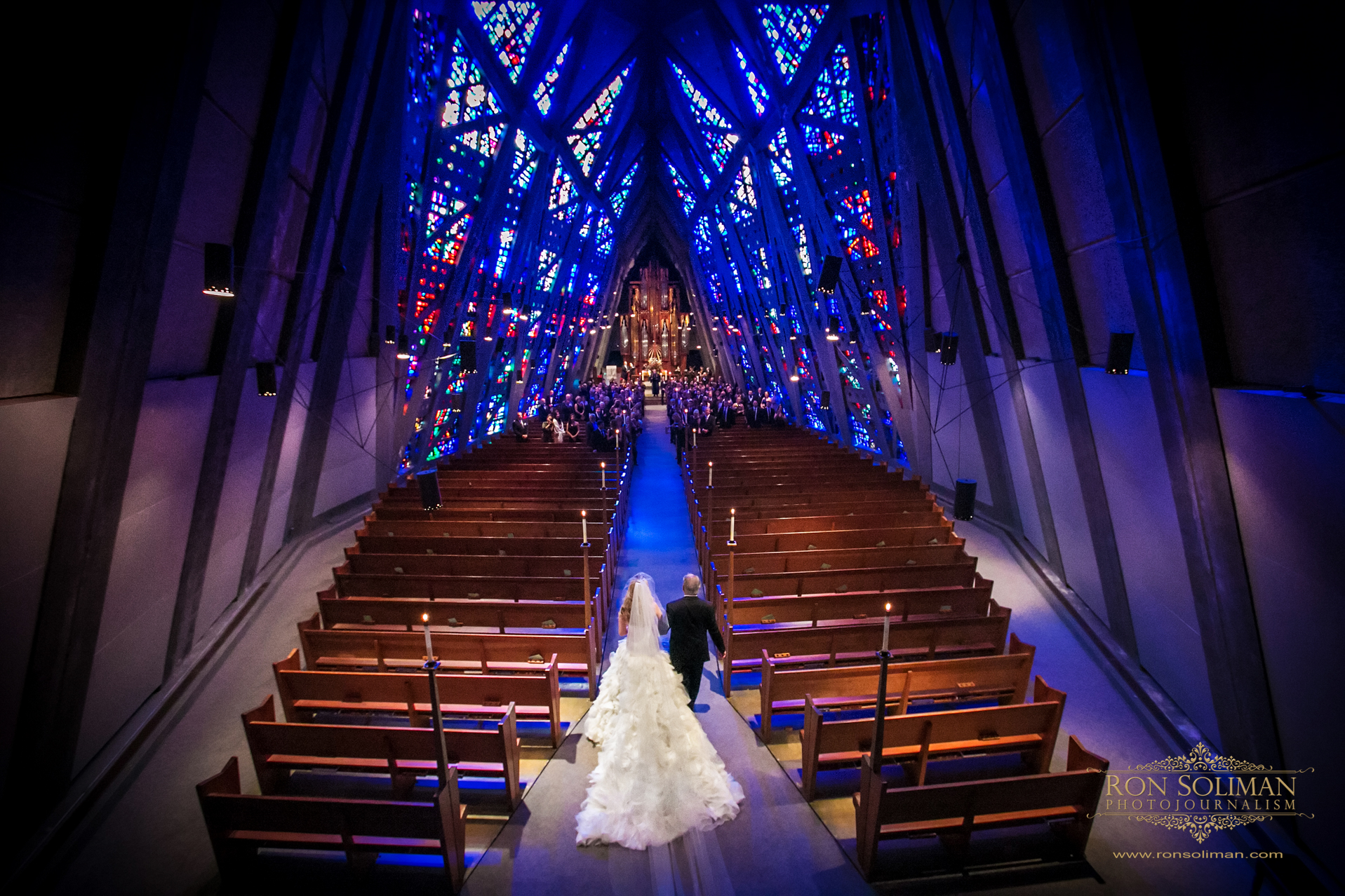 Scenic Bridal March | First Presbyterian Church of Stamford |  Rainbow Room New York Wedding Noel + Rob