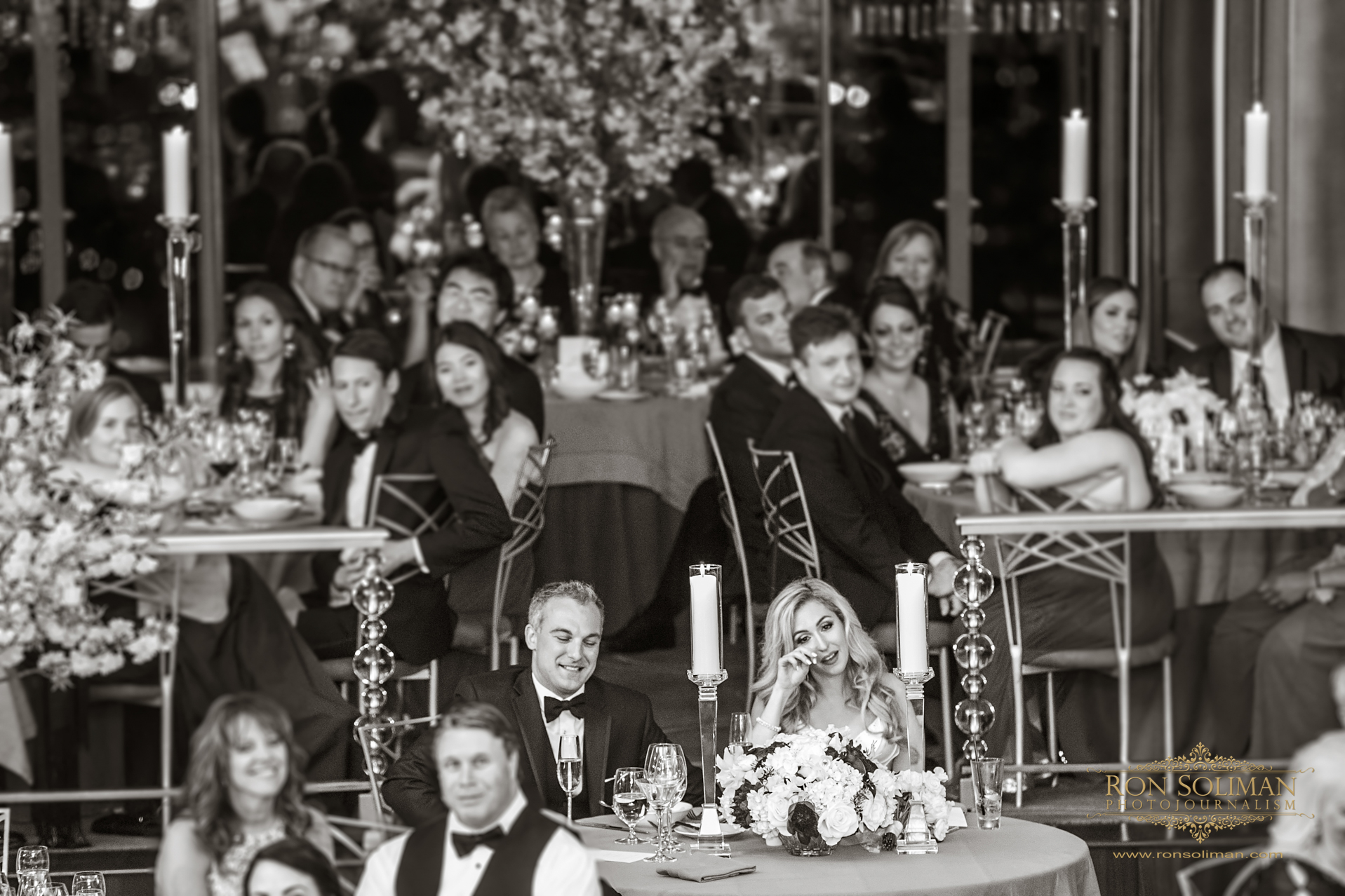 Newly Wed Couple Emotional During Wedding Toast | Rainbow Room New York Wedding Noel + Rob