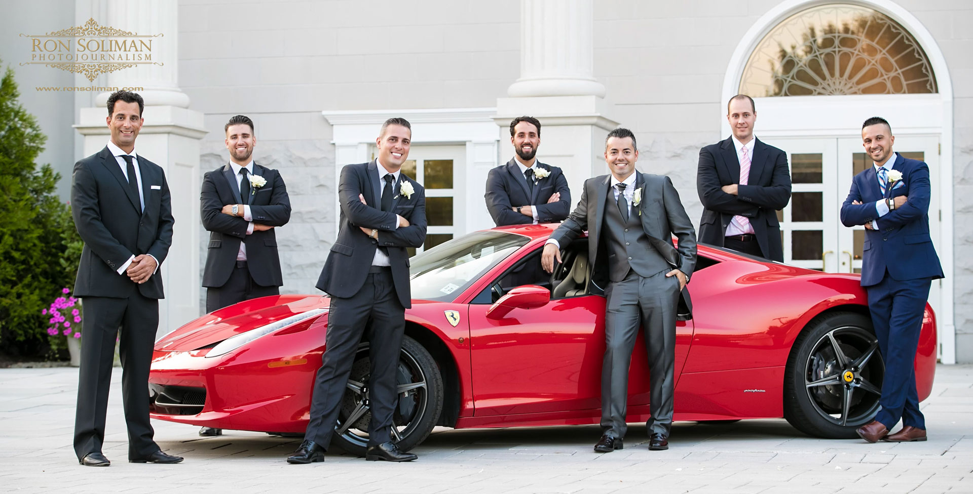 Ferrari 458 Wedding photos