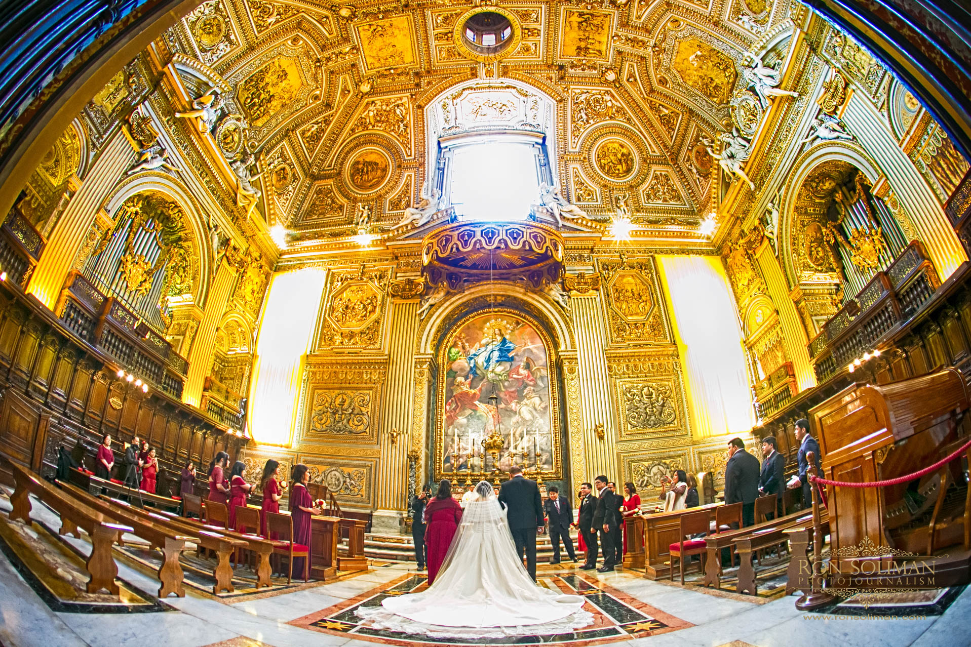 Cappella del Coro Vatican Wedding photos