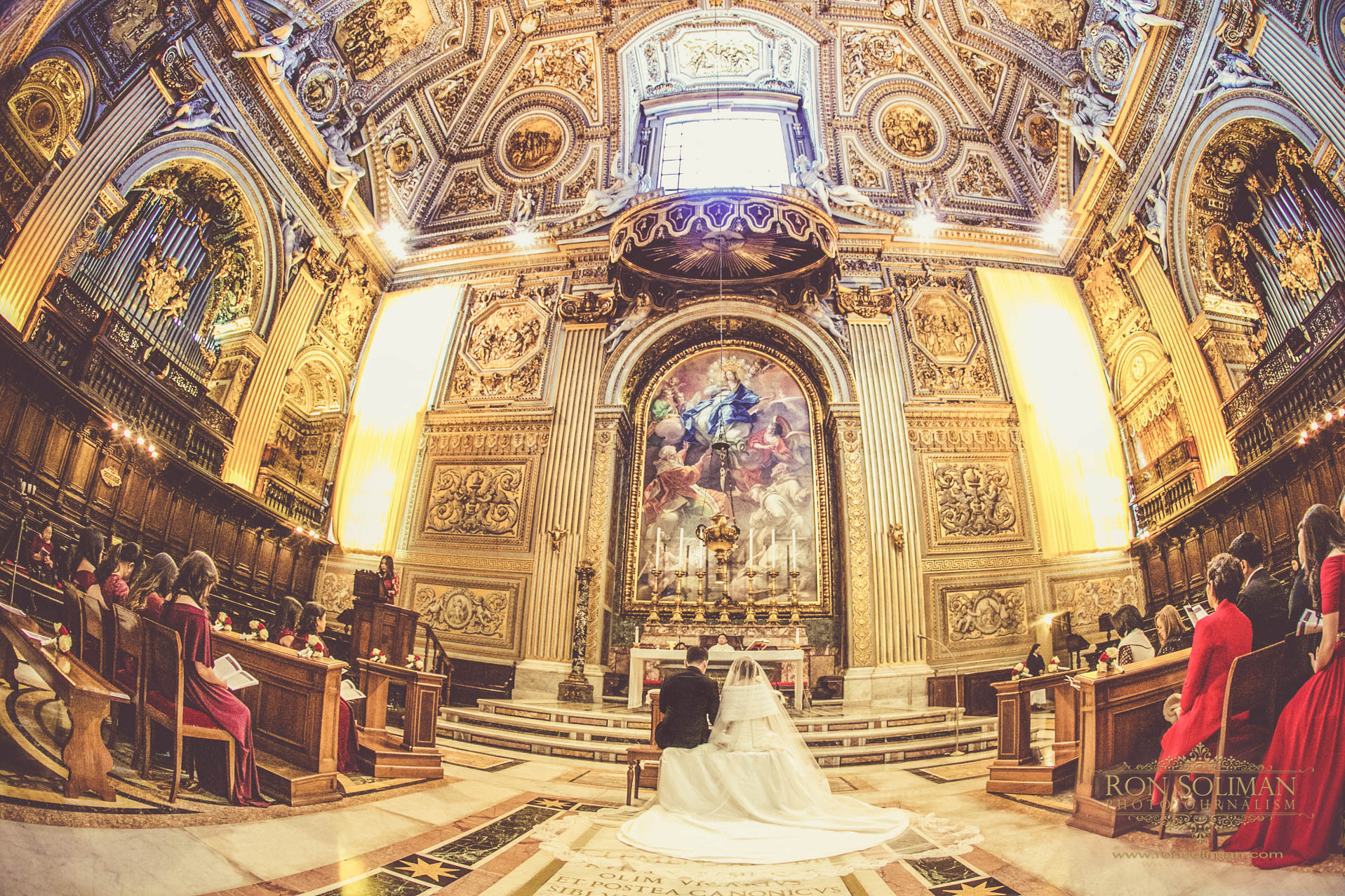 Cappella del Coro Vatican Wedding photos