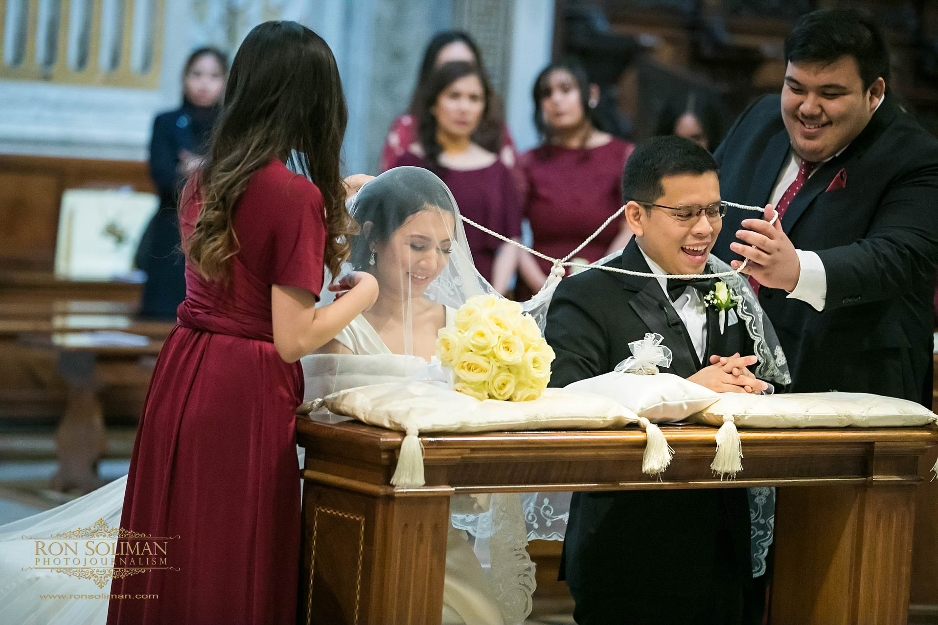 Cappella del Coro Vatican Wedding photos