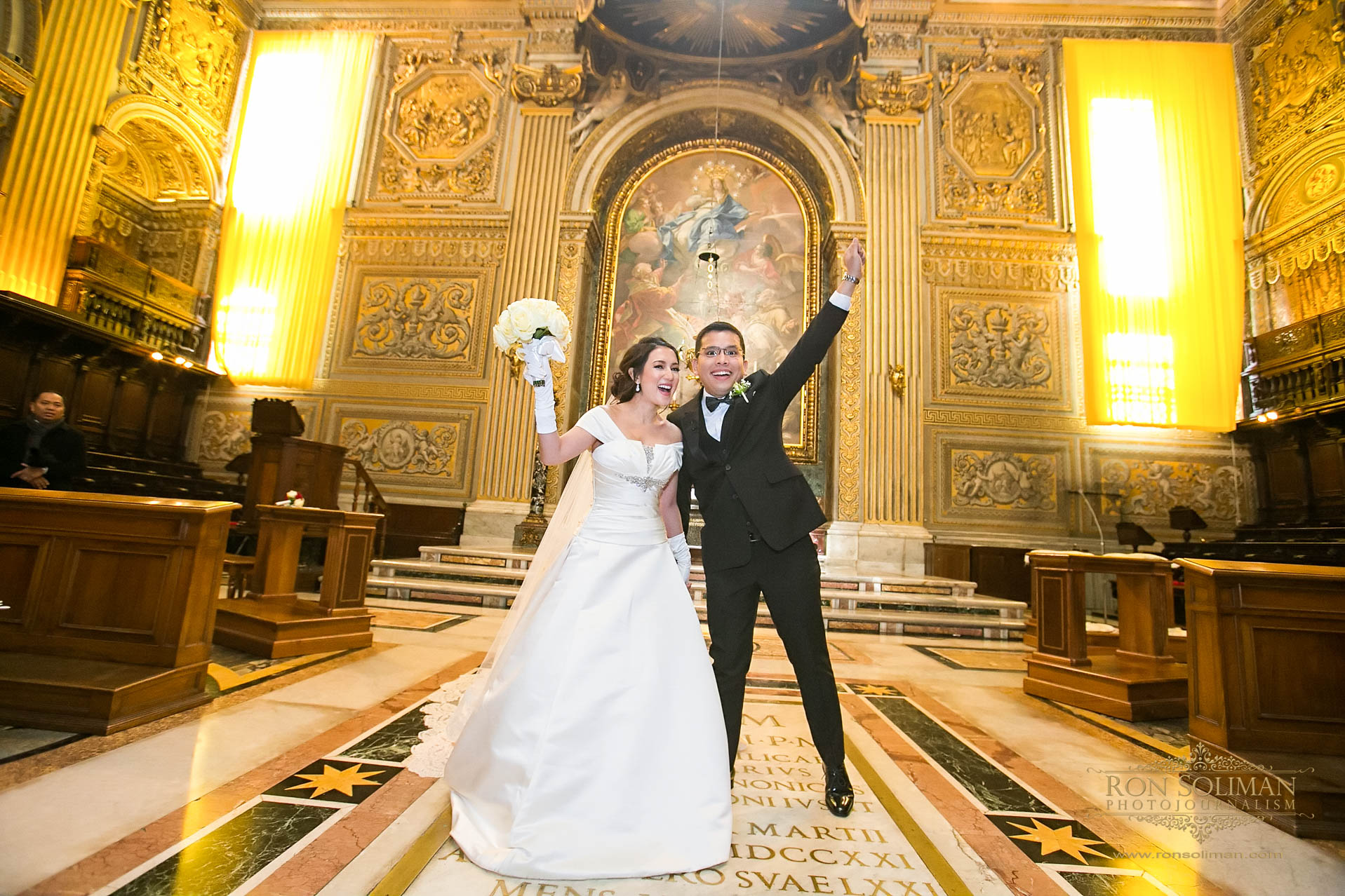 Cappella del Coro Vatican Wedding photos