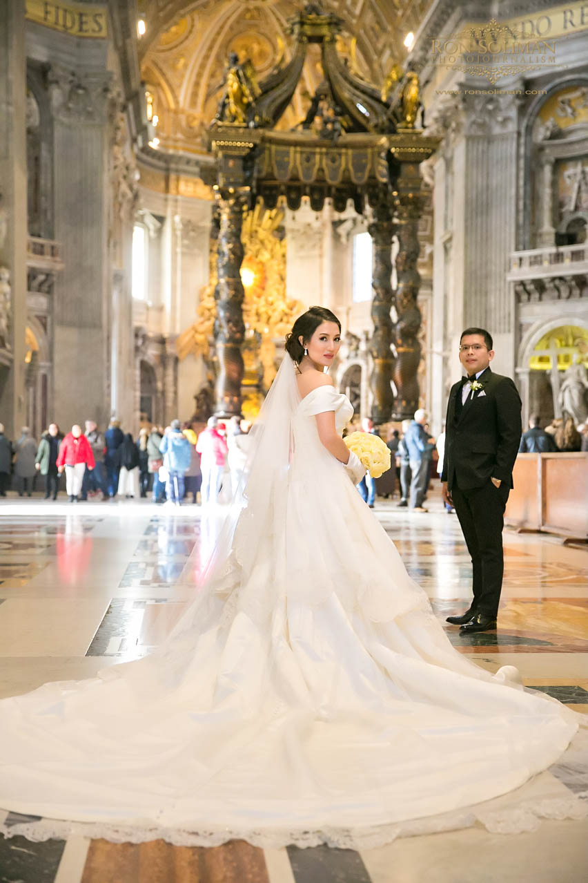 Cappella del Coro Vatican Wedding photos