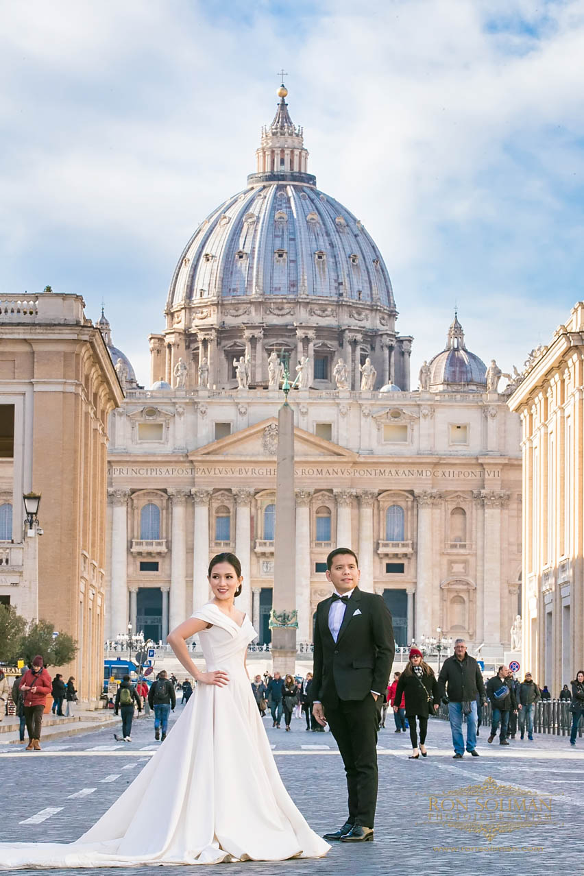 Best Saint Peter’s Basilica Wedding photos