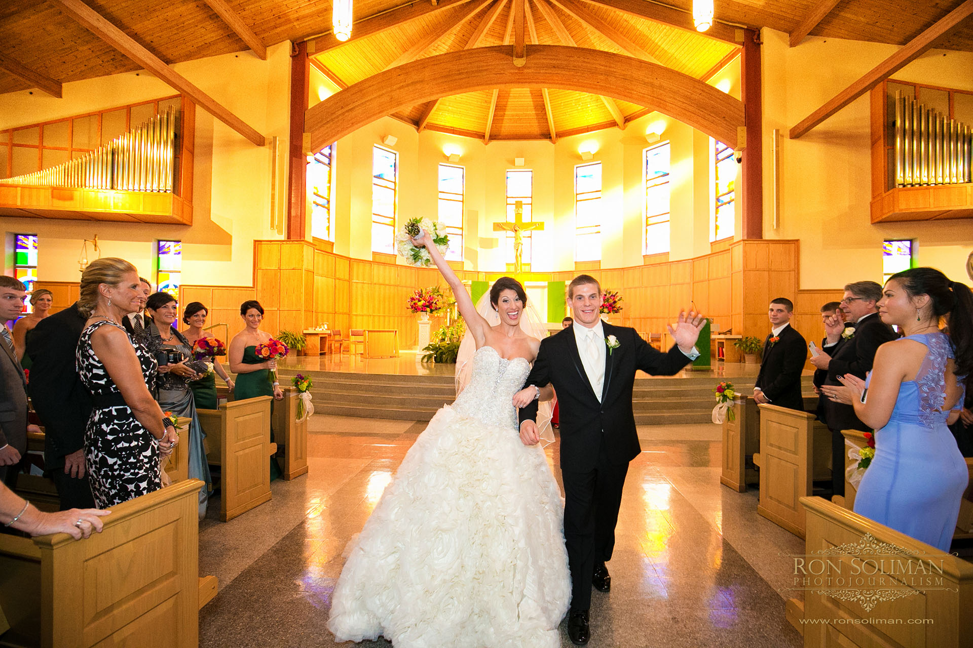 Corpus Christi Church wedding photo