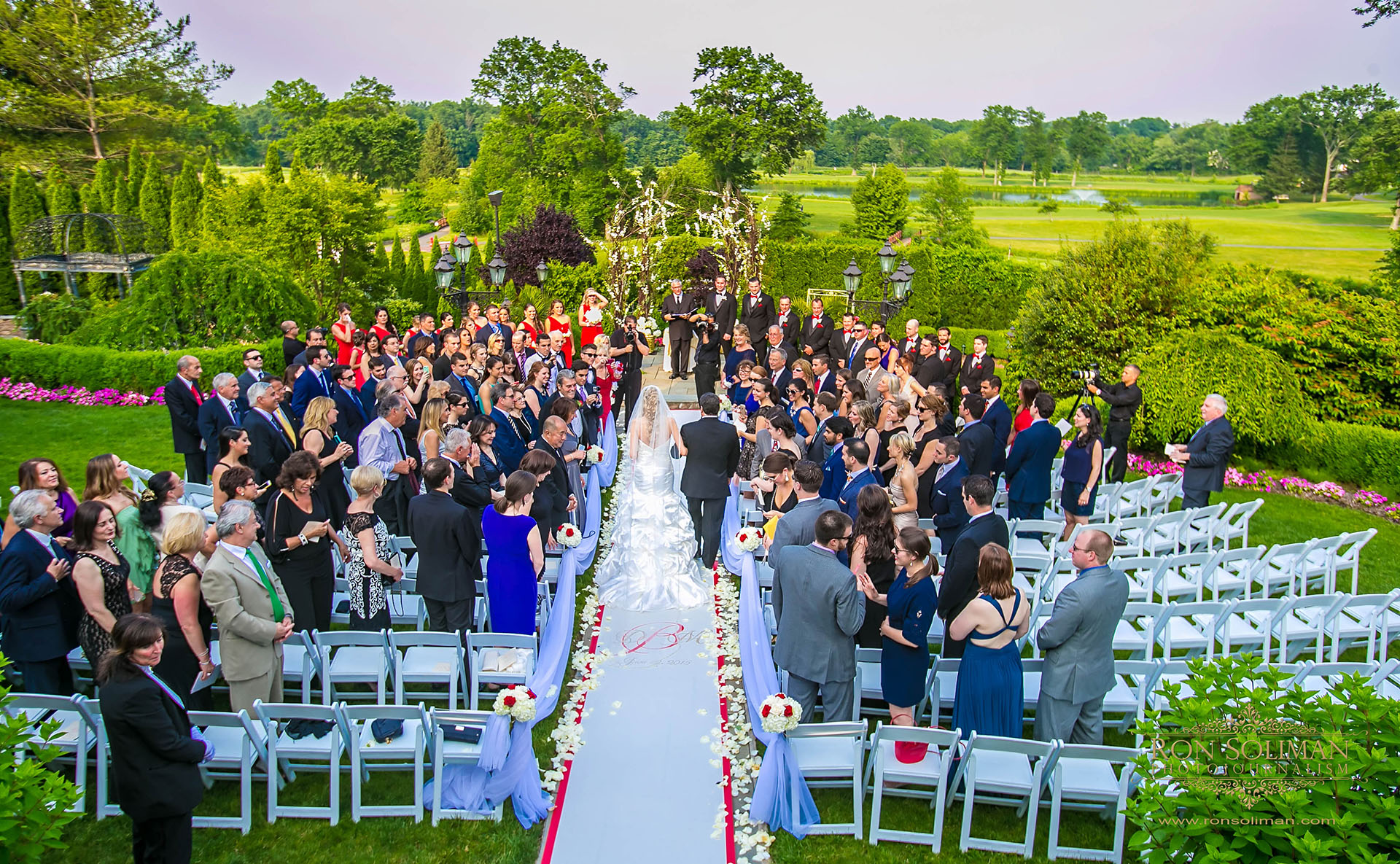 park savoy outdoor wedding ceremony