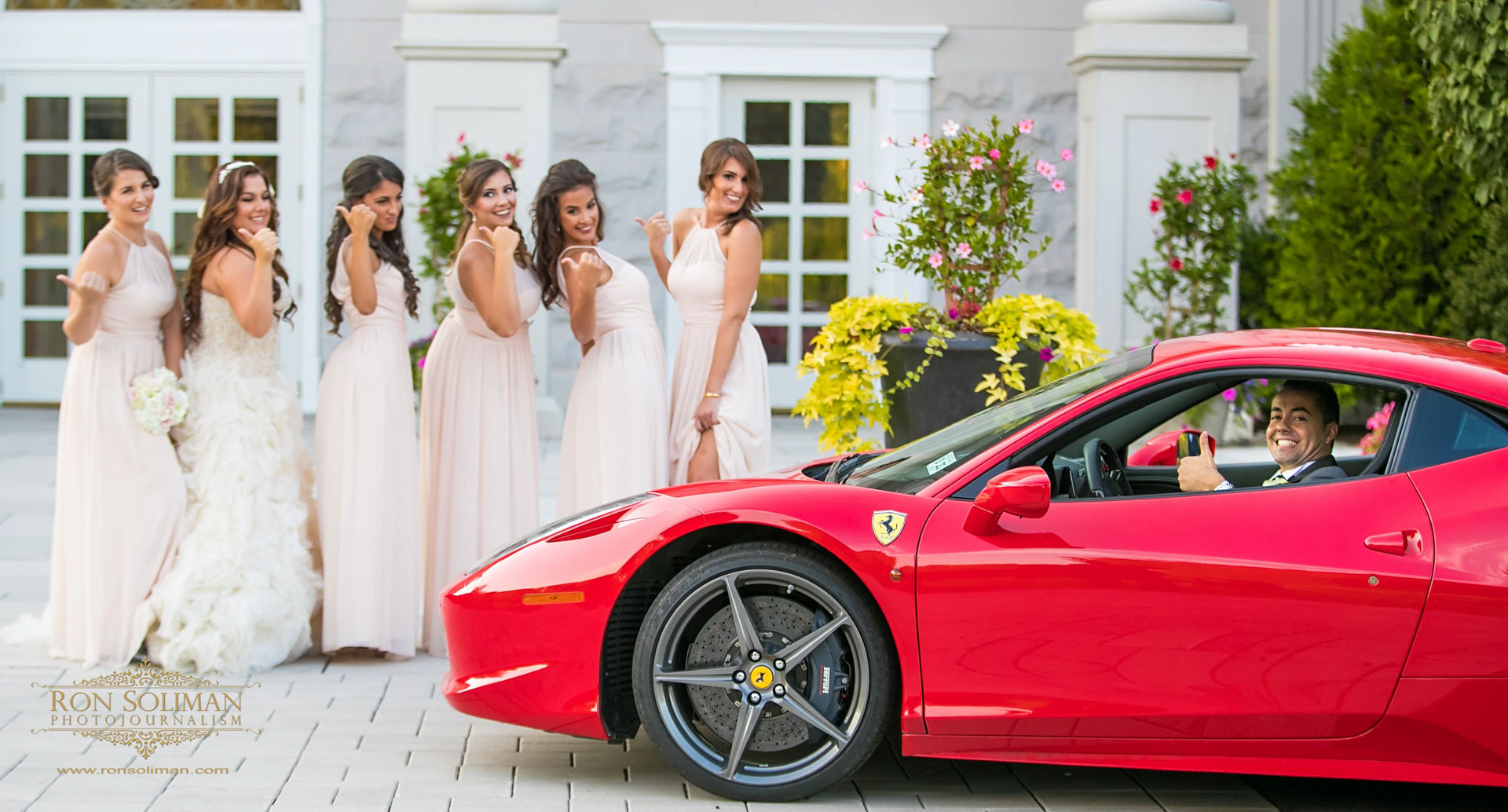 Ferrari 458 Wedding photos